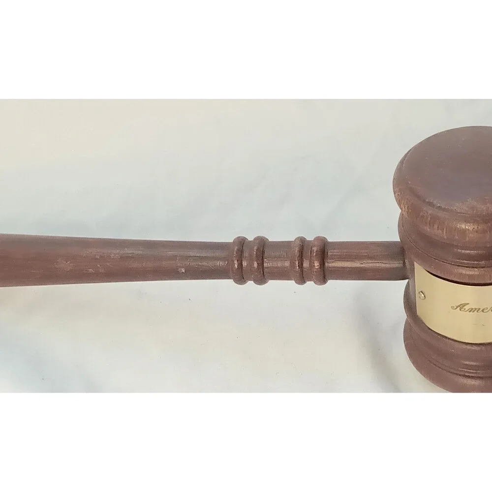 Vintage Wooden Jamestown Gavel Americas Oldest Legislative Assembly 12